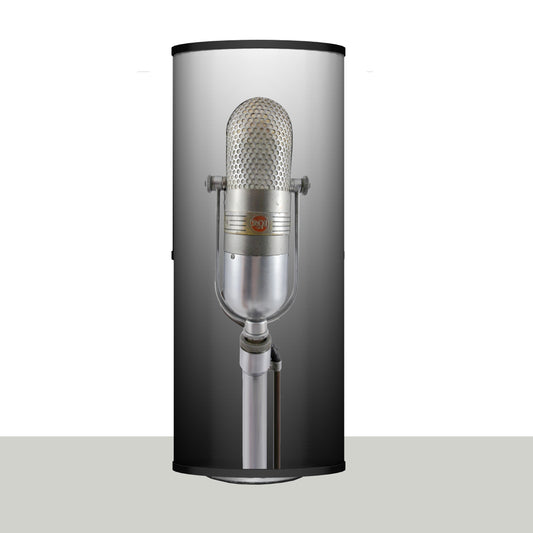 11.5" Rechargeable Silver Column